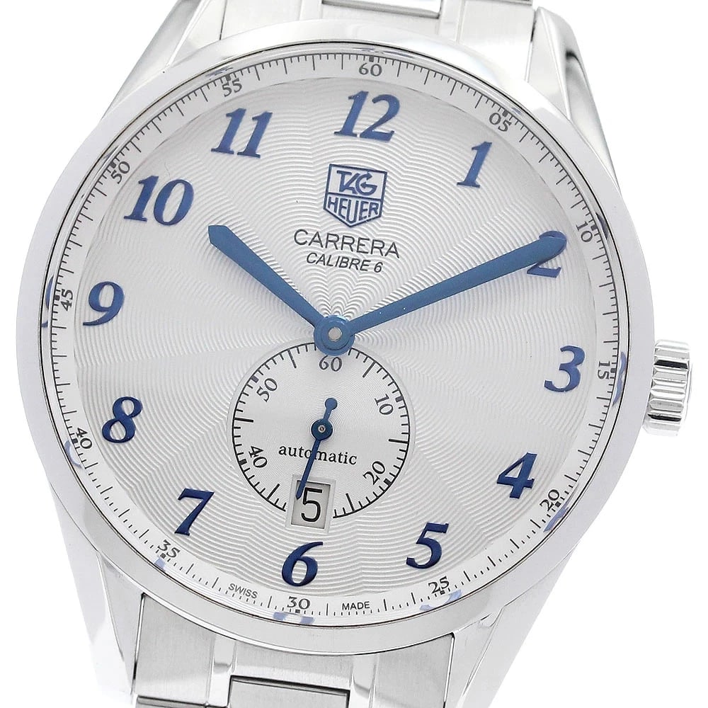 TAG HEUER WATCH CARRERA HERITAGE WATCH: Tag Heuer Watch Carrera Heritage Watch Brand: TAG HEUER Type/Style: Wristwatch Material: SS Color: SILVER Size: Case size: 39mm Wrist size: Approx. 17.5cm Accessories: None Accessories Not