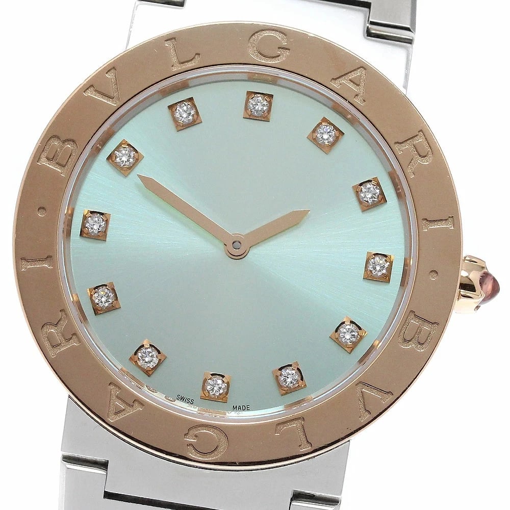 BVLGARI WATCH LISA QUARTZ WATCH: Bvlgari Watch Lisa Quartz Watch Brand: BVLGARI Type/Style: Wristwatch Material: SS/PG Color: none Size: Case size: 33mm Wrist size: 15.5 + 1.2cm Accessories: None Accessories Notice: When