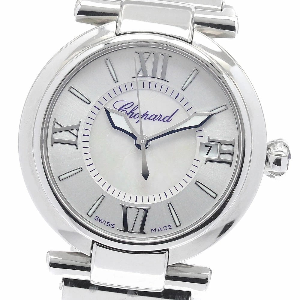 CHOPARD WATCH IMPERIALE AUTOMATIC STAINLESTEEL WATCH: Chopard Watch Imperiale Automatic Stainlesteel Watch Brand: CHOPARD Type/Style: Wristwatch Material: Stainless steel Color: none Size: Case size: 29mm Wrist size: 16.5cM Accessories: None