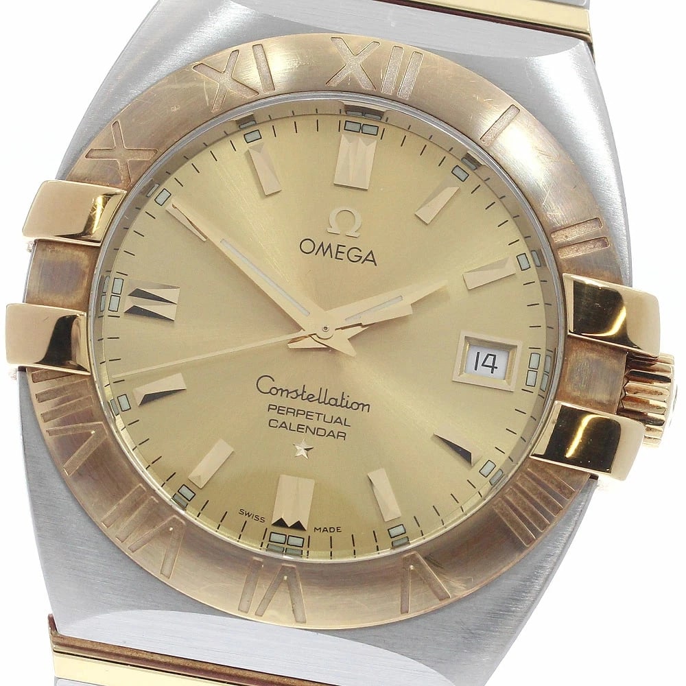 OMEGA WATCH CONSTELLATION DOUBLE EAGLE PERPETUAL WATCH (1 of 3)