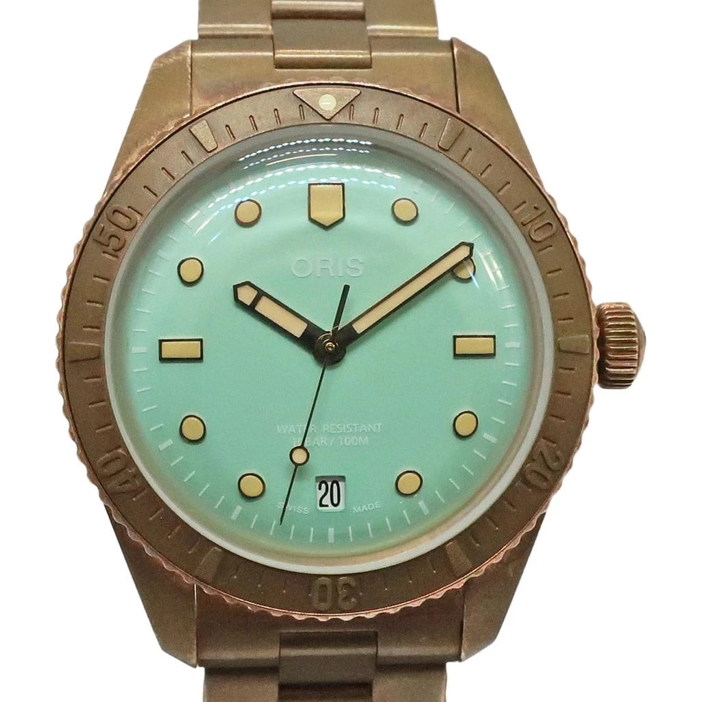 ORIS WATCH DIVERS SIXTY-FIVE COTTON CANDY WATCH: Oris Watch Divers Sixty-Five Cotton Candy Watch Brand: ORIS Type/Style: Wristwatch Material: Bronze Color: none Size: Case size: 38mm Wrist size: 17.5cm Accessories: None Accessories Notic