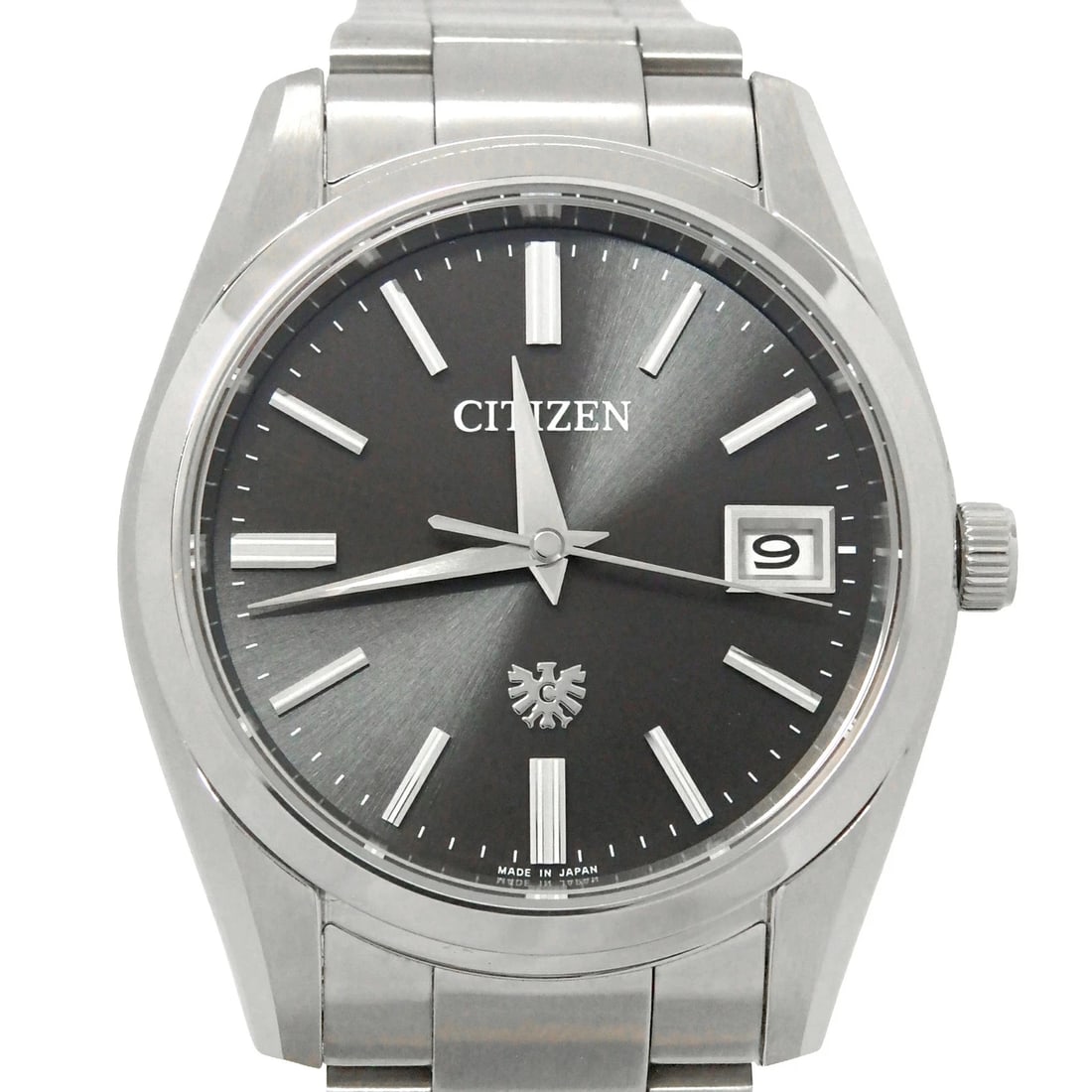 CITIZEN WATCH THE CITIZEN ECO-DRIVE PERPETUAL QUARTZ GRAY WATCH: Citizen Watch The Citizen Eco-Drive Perpetual Quartz Gray Watch Brand: CITIZEN Type/Style: Wristwatch Material: SS Color: GRAY Size: Case size: 37.2mm Wrist size: 21cm Accessories: None Ac