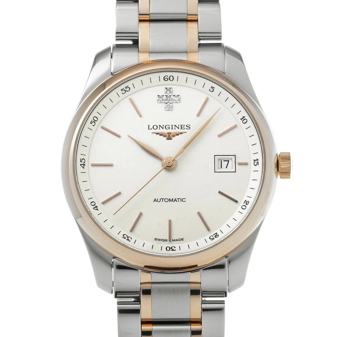 LONGINES WATCH MASTER COLLECTION AUTOMATIC WHITE/DIAMOND WATCH - 2