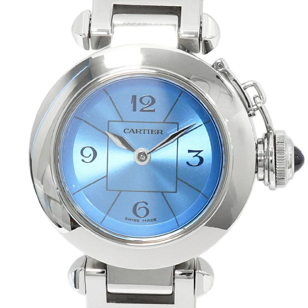 CARTIER WATCH PASHA MIPASHA 1ST ANNIVERSARY WATCH: Cartier Watch Pasha Mipasha 1St Anniversary Watch Brand: CARTIER Type/Style: Wristwatch Material: SS Color: none Size: Case size: 27mm Wrist size: Approx. 16.5cm Accessories: None Accessories Notice: