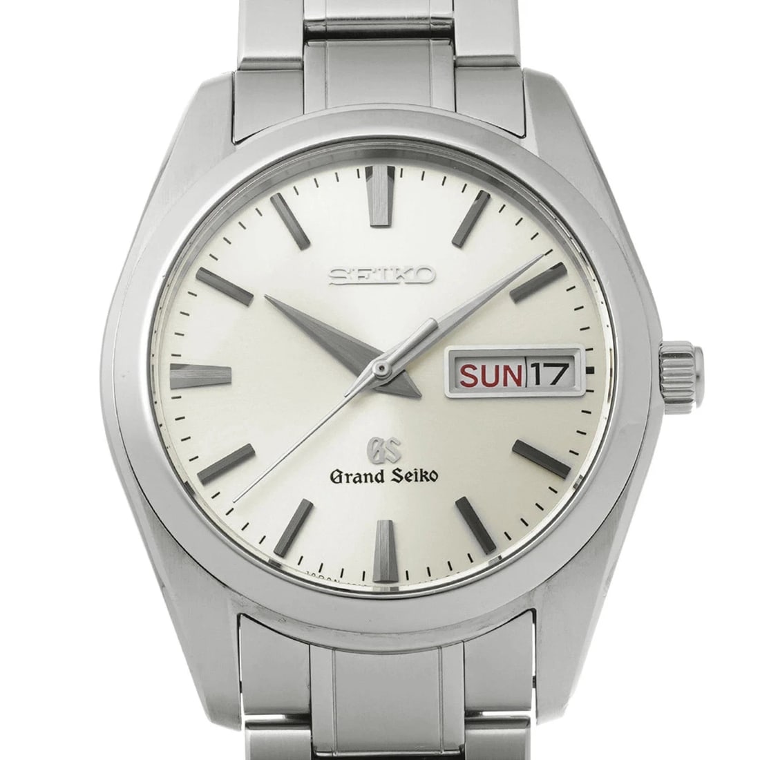 SEIKO WATCH GS GRAND QUARTZ DAY DATE WATCH: Seiko Watch Gs Grand Quartz Day Date Watch Brand: SEIKO Type/Style: Wristwatch Material: SS Color: SILVER Size: Case size: 37mm Wrist size: Approx. 19.5cm Accessories: None Accessories Not
