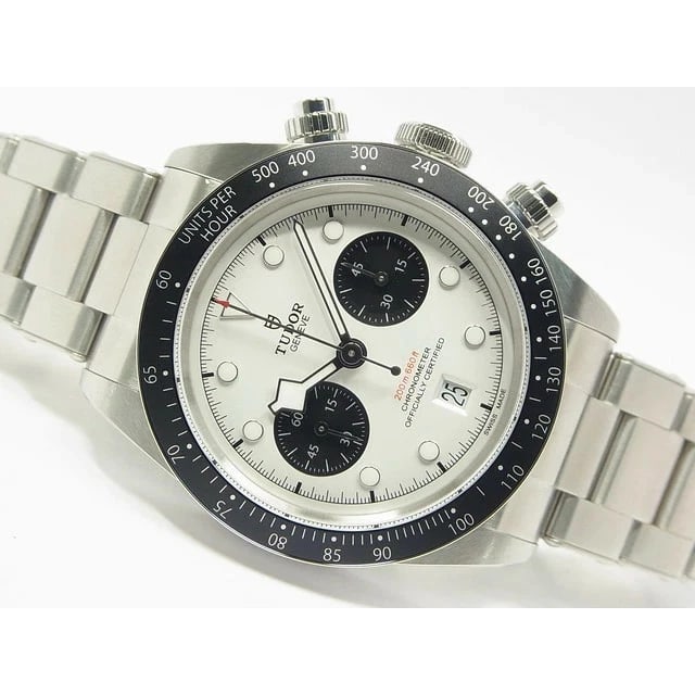 TUDOR WATCH BLACK BAY CHRONO OPALINE BLACK WATCH: Tudor Watch Black Bay Chrono Opaline Black Watch Brand: TUDOR Type/Style: Wristwatch Material: SS Color: none Size: Case size: 41mm Accessories: None Accessories Notice: When purchasing pr