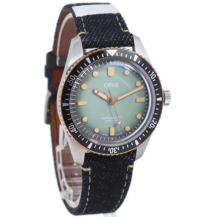 ORIS WATCH DIVER'S AUTOMATIC WATCH: Oris Watch Diver'S Automatic Watch Brand: ORIS Type/Style: Wristwatch Material: SS/Bronze Color: BLUE DIAL Size: Case size: 40mm Accessories: None Accessories Notice: When purchasing pre-o