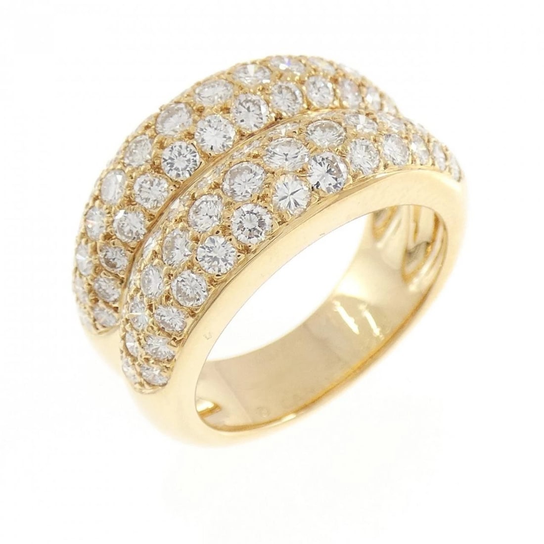 CARTIER DOUBLE MIMI RING: Cartier Double Mimi Ring Brand: CARTIER Type/Style: Cartier Ring Material: 750 yellow gold, Main Stone Natural Color: yellow gold Size: US6 1/4(53) Accessories: None Accessories Notice: When