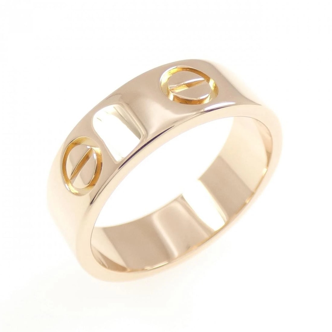 CARTIER LOVE RING: Cartier Love Ring Brand: CARTIER Type/Style: Cartier Ring Material: 750 Pink Gold, Color: Pink Gold Size: US5 1/4(50) Accessories: None Accessories Notice: When purchasing pre-owned goods, please