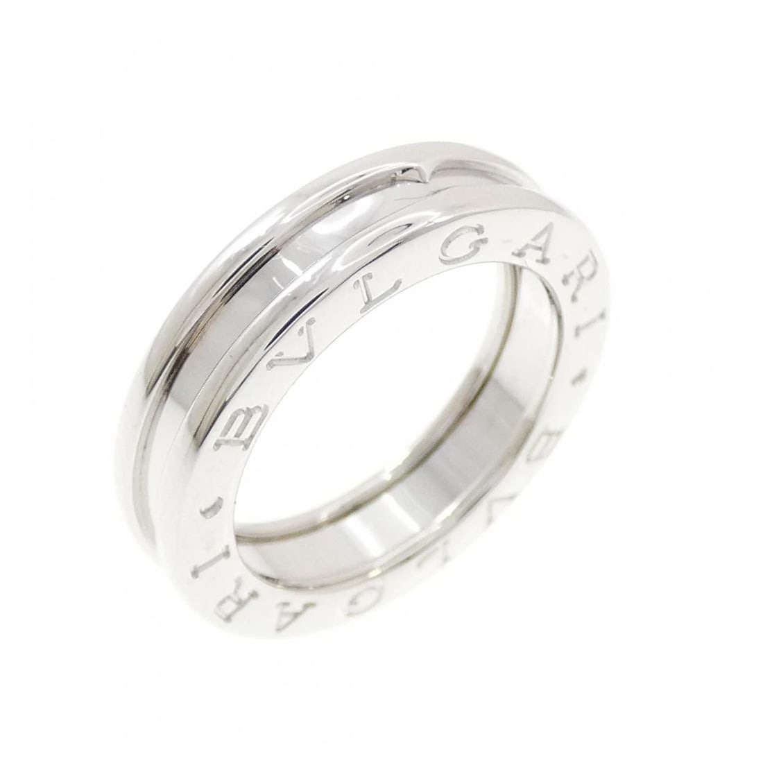 BVLGARI B.ZERO1 1-BAND RING: Bvlgari B.zero1 1-band ring Brand: BVLGARI Type/Style: Bulgari Ring Material: 750 white gold, Color: white gold Size: US4 1/2(48) Accessories: None Accessories Notice: When purchasing pre-owned
