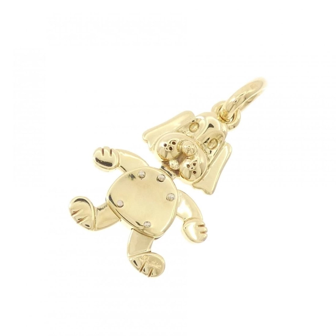 POMELLATO DOG PENDANT: Pomellato Dog Pendant Brand: Pomellato Type/Style: Pomellato Pendant/Brooch Material: 750 yellow gold/750 white gold, Color: yellow gold white gold Size: Approximate dimensions (height x width):
