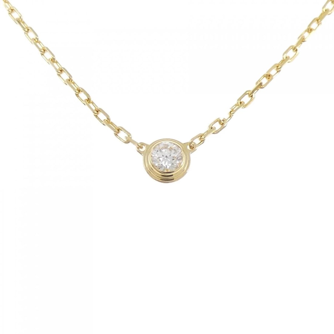 CARTIER D'AMOUR SMALL NECKLACE: Cartier D'Amour Small Necklace Brand: CARTIER Type/Style: Cartier Necklace Material: 750 yellow gold, Main Stone Natural Color: yellow gold Size: 38?41cm Diameteraround: 4.1mm Chain maximum width