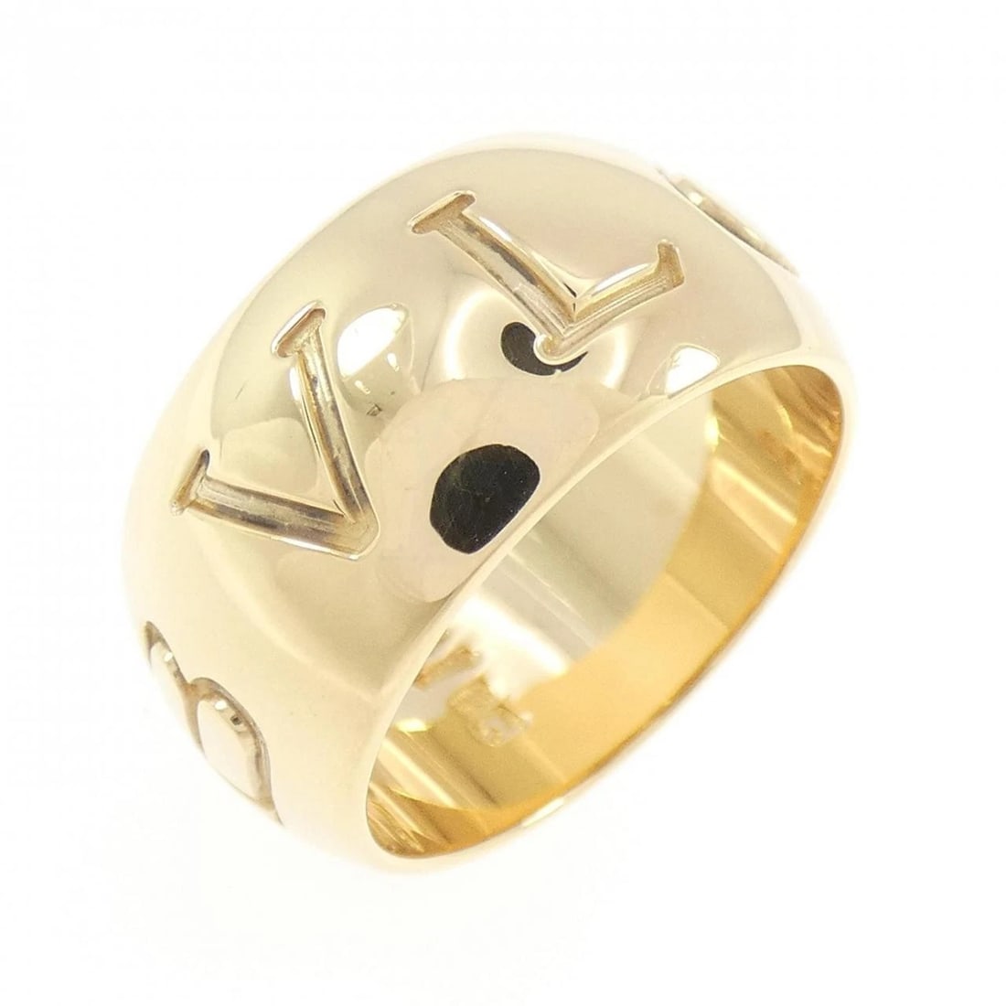 BVLGARI MONOLOGO RING: Bvlgari Monologo Ring Brand: BVLGARI Type/Style: Bulgari Ring Material: 750 yellow gold, Color: yellow gold Size: US6 1/2(54) Accessories: None Accessories Notice: When purchasing pre-owned goods,