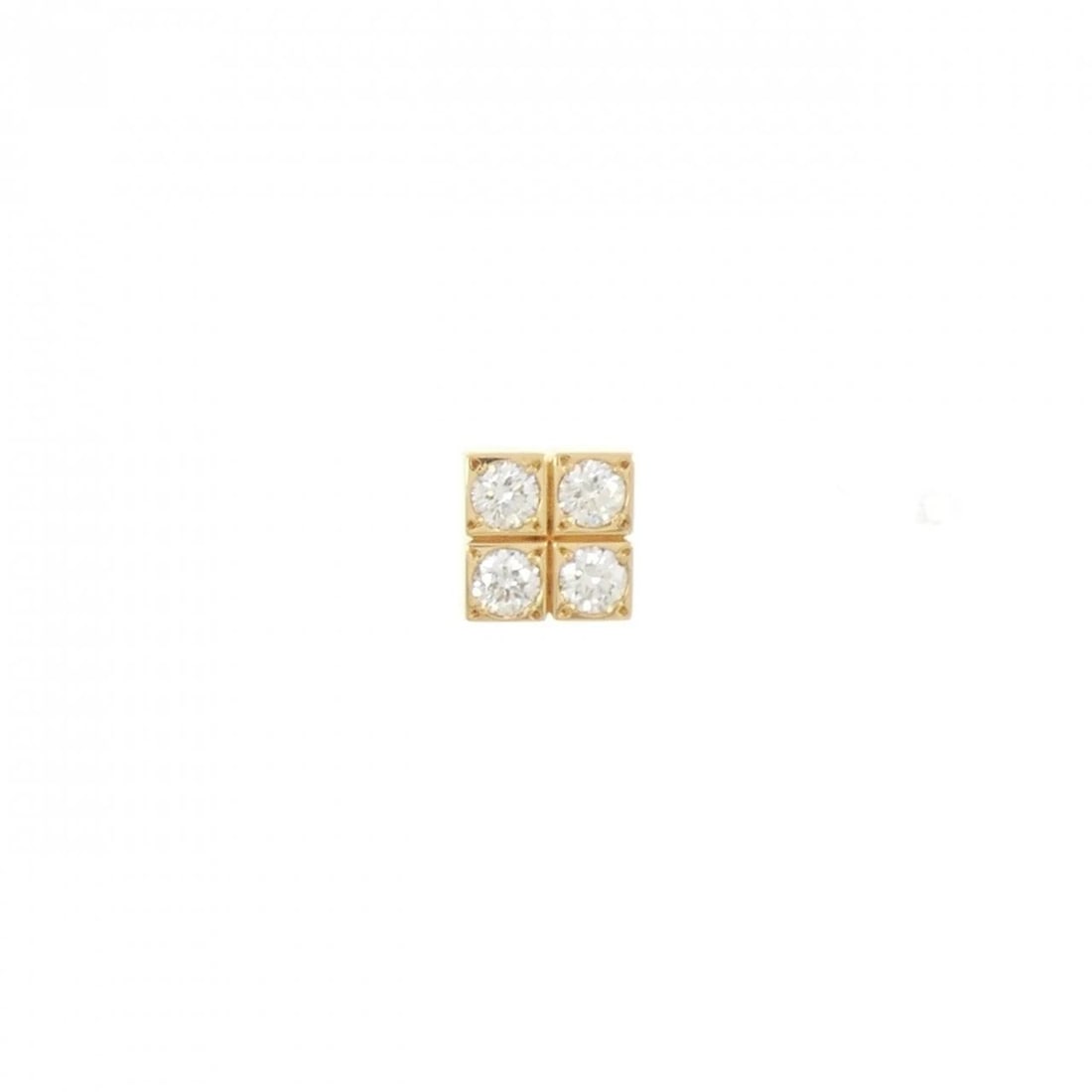 CARTIER PAILLETTE EARRING (SINGLE EARRING): Cartier Paillette Earring (Single Earring) Brand: CARTIER Type/Style: Cartier Pierce/Earring Material: 750 yellow gold, Main Stone Natural Color: yellow gold Size: Approx. height x width: 6.2mm x 6.2m