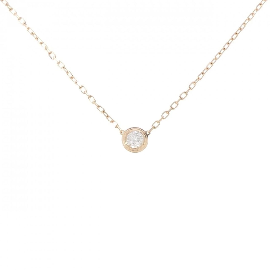 CARTIER AMOUR LARGE NECKLACE: Cartier Amour Large Necklace Brand: CARTIER Type/Style: Cartier Necklace Material: 750 Pink Gold, Main Stone Natural Color: Pink Gold Size: 38?41cm Diameteraround: 5.5mm Chain maximum width approx.: