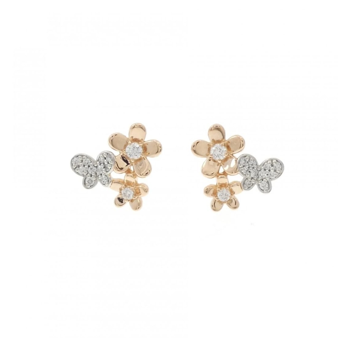 PONTE VECCHIO DIAMOND PIERCE: Ponte Vecchio Diamond Pierce Brand: Ponte Vecchio Type/Style: Ponte Vecchio Pierce/Earring Material: 18K pink gold/Platinum 950, Main Stone Natural Color: pink gold Platinum Size: Approx. height x