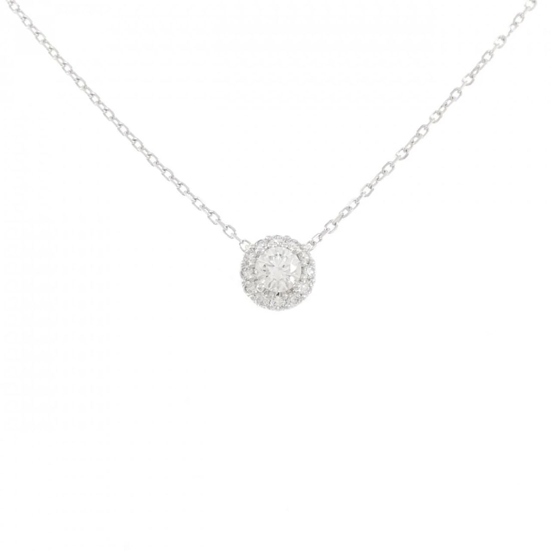 GRAPH ICON NECKLACE: Graph Icon Necklace Brand: GRAFF Type/Style: Graph Necklace Material: 750 white gold, Main Stone Natural Color: white gold Size: 43?46cm Pendant length approx. x width approx.: 6.3mmx6.2mm Chain