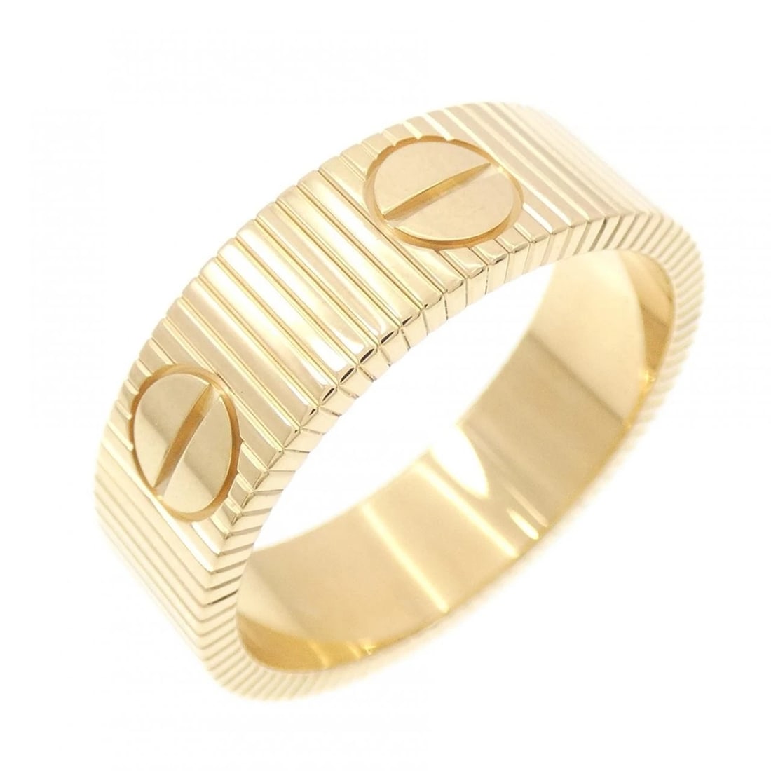 CARTIER LOVE UNLIMITED RING: Cartier Love Unlimited Ring Brand: CARTIER Type/Style: Cartier Ring Material: 750 yellow gold, Color: yellow gold Size: US9 1/2(60) Accessories: None Accessories Notice: When purchasing pre-owned