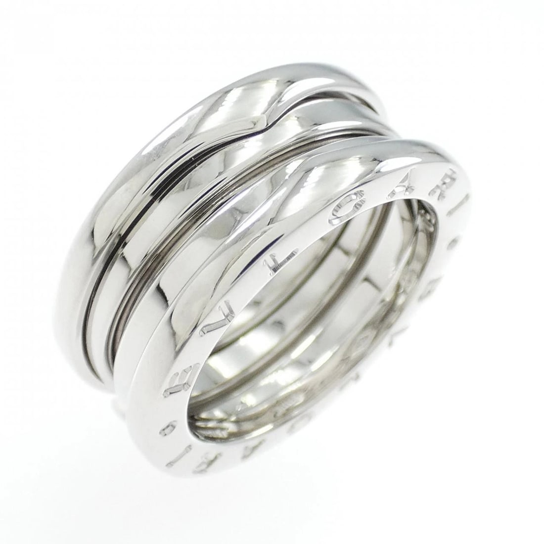 BVLGARI B.ZERO1 3-BAND RING: Bvlgari B.zero1 3-Band Ring Brand: BVLGARI Type/Style: Bulgari Ring Material: 750 white gold, Color: white gold Size: US5(50) Accessories: None Accessories Notice: When purchasing pre-owned goods,