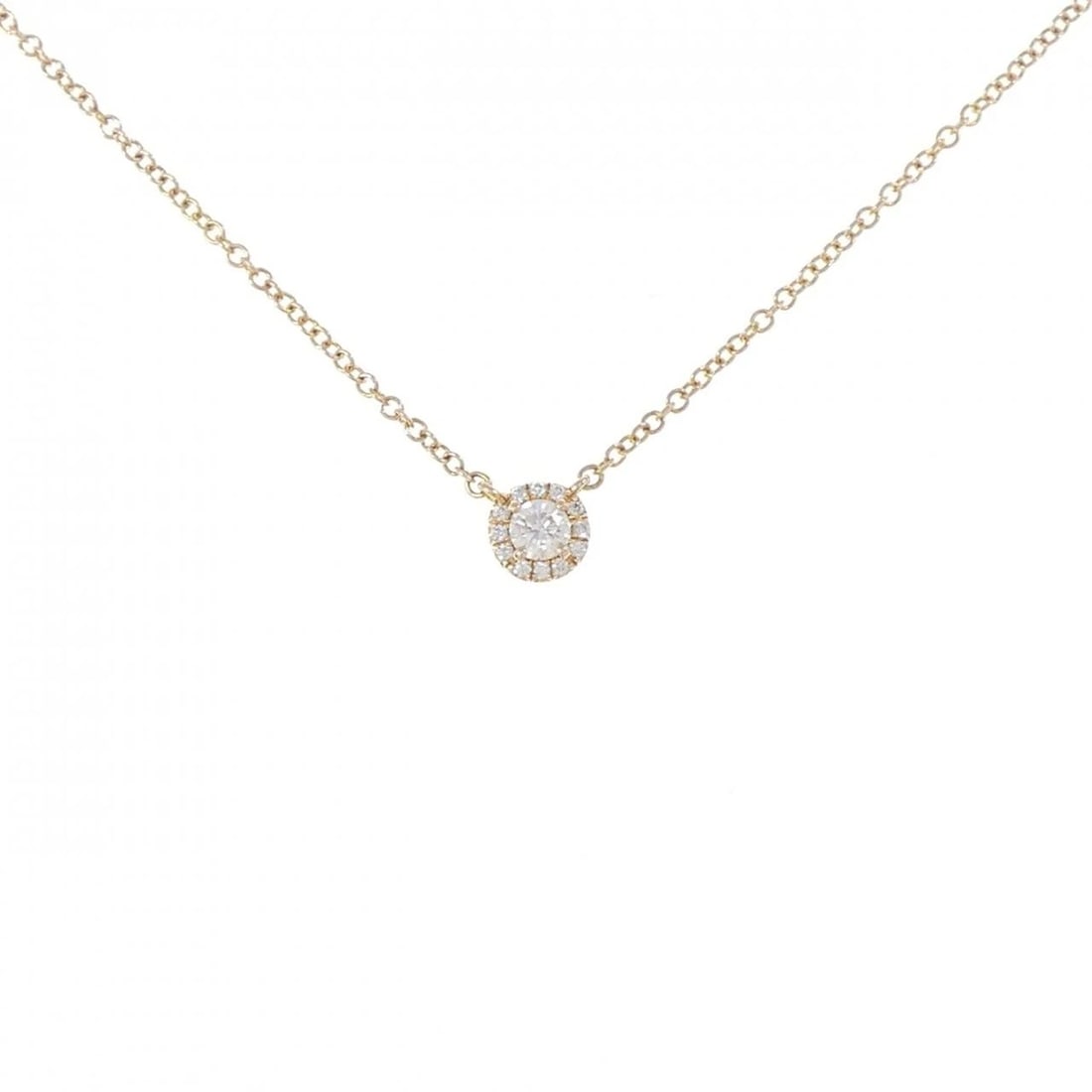 TIFFANY&CO. SOLESTE NECKLACE: TIFFANY&Co. Soleste Necklace Brand: TIFFANY&Co. Type/Style: TIFFANY&Co. Necklace Material: 750 Pink Gold, Main Stone Natural Color: Pink Gold Size: 41cm Diameteraround: 4.6mm Chain maximum width