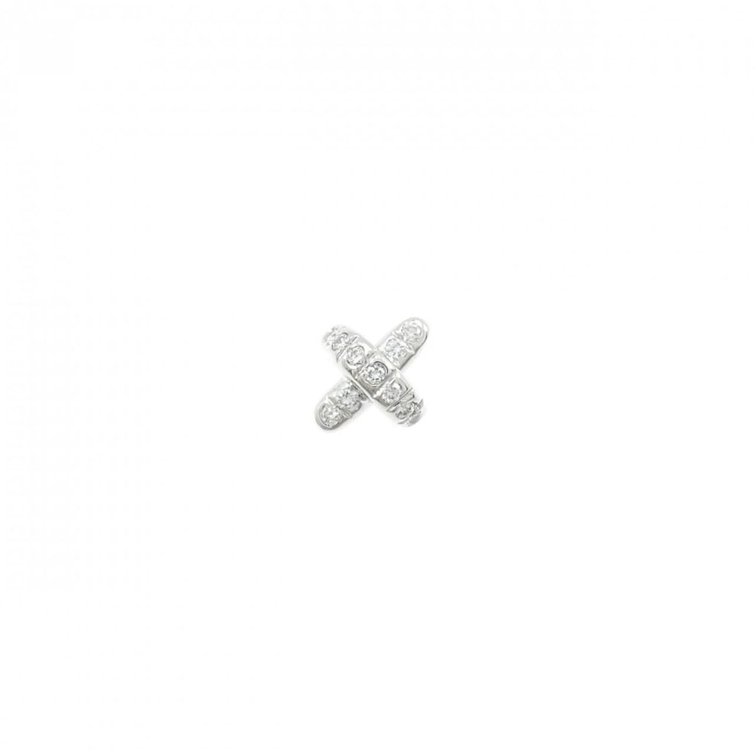 TIFFANY & CO. CROSS STITCH PIERCE (SINGLE EAR): TIFFANY & Co. Cross Stitch Pierce (Single Ear) Brand: TIFFANY&Co. Type/Style: TIFFANY&Co. Pierce/Earring Material: Platinum950, Main Stone Natural Color: Platinum Size: Approximate dimensions (height