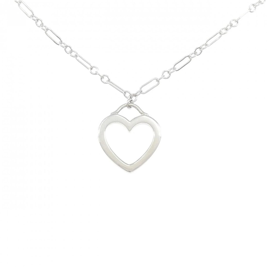 TIFFANY&CO. SENTIMENTAL SMALL NECKLACE: TIFFANY&Co. Sentimental Small Necklace Brand: TIFFANY&Co. Type/Style: TIFFANY&Co. Necklace Material: 750 white gold, Color: white gold Size: 41cm Pendant length approx. x width approx.: 16.3mmx14.1mm