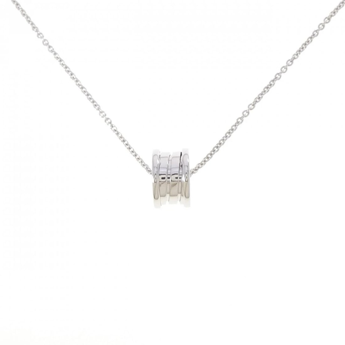 BVLGARI B.ZERO1 NECKLACE: Bvlgari B.zero1 Necklace Brand: BVLGARI Type/Style: Bulgari Necklace Material: 750 white gold, Color: white gold Size: 41cm Pendant length approx. x width approx.: 14.7mmx8.9mm Chain maximum width app