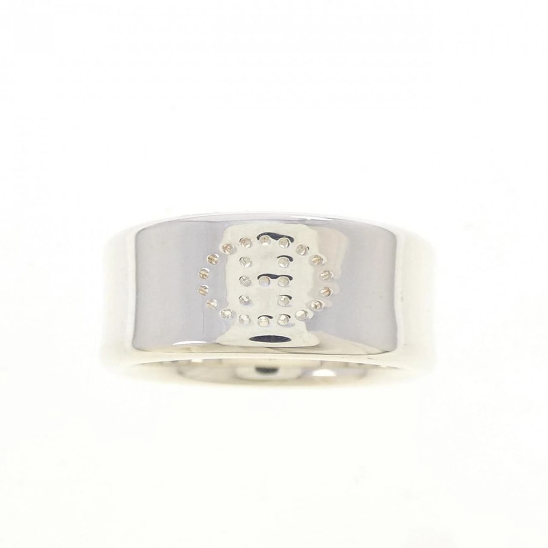 HERMES ECLIPSE RIBBON RING: Hermes Eclipse Ribbon Ring Brand: HERMES Type/Style: Hermes Ring Material: 925Silver, Color: Silver Size: US5 1/2(51) Accessories: None Accessories Notice: When purchasing pre-owned goods, please