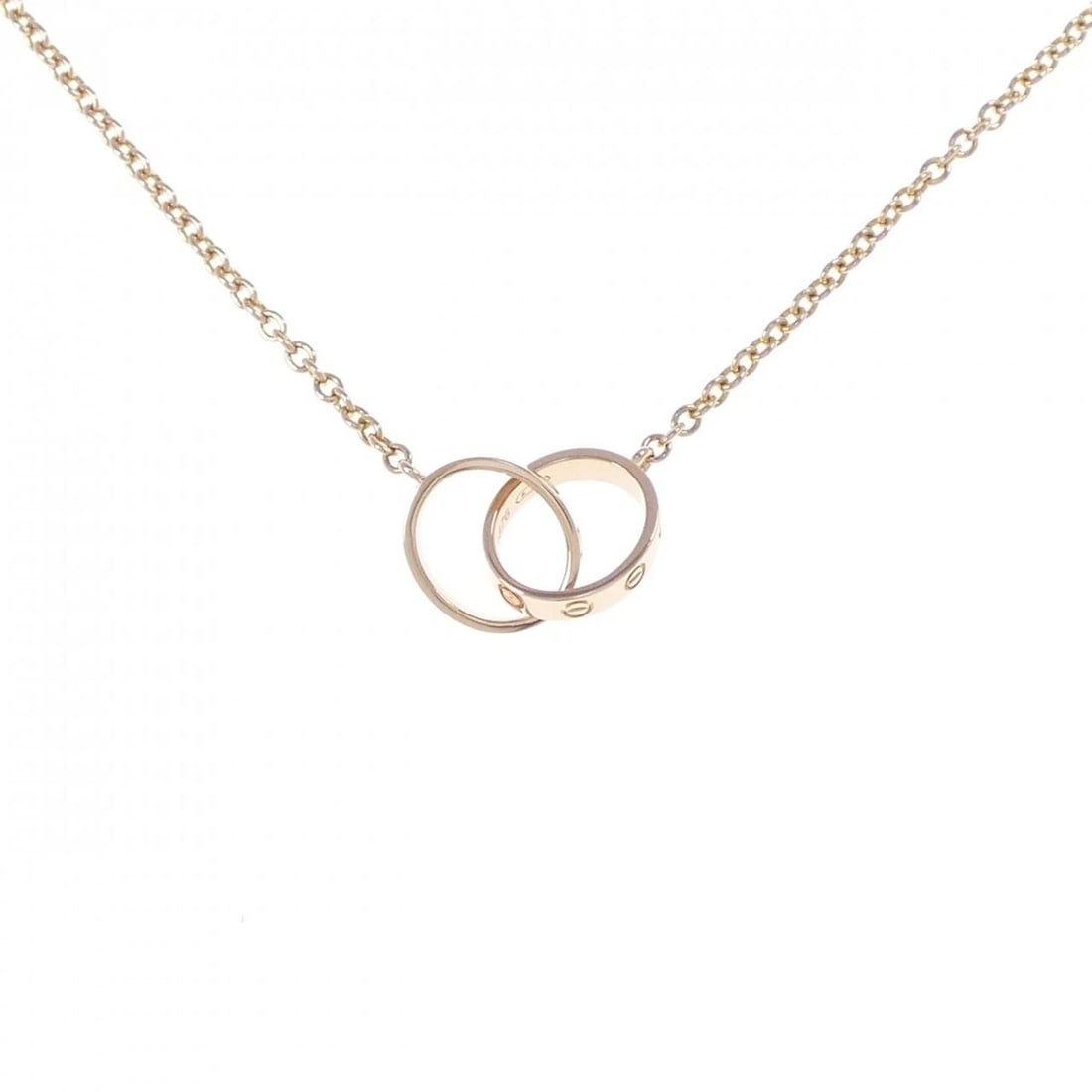 CARTIER BABY LOVE NECKLACE: Cartier Baby Love Necklace Brand: CARTIER Type/Style: Cartier Necklace Material: 750 Pink Gold, Color: Pink Gold Size: 46cm Max width approx.: 9.7mm Chain maximum width approx.: 1.8mm Accessories: