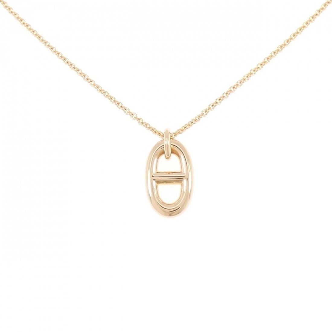 HERMES FARANDOLE NECKLACE: Hermes Farandole Necklace Brand: HERMES Type/Style: Hermes Necklace Material: 750 Pink Gold, Color: Pink Gold Size: 39?41cm Pendant length approx. x width approx.: 16.0mmx8.6mm Chain maximum width