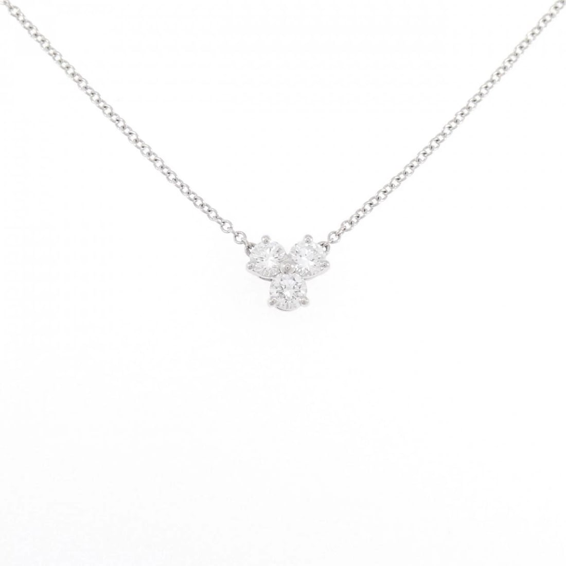 TIFFANY&CO. ARIA NECKLACE: TIFFANY&Co. Aria Necklace Brand: TIFFANY&Co. Type/Style: TIFFANY&Co. Necklace Material: Platinum950, Main Stone Natural Color: Platinum Size: 41cm Pendant length approx. x width approx.: 6.1mmx6.8mm