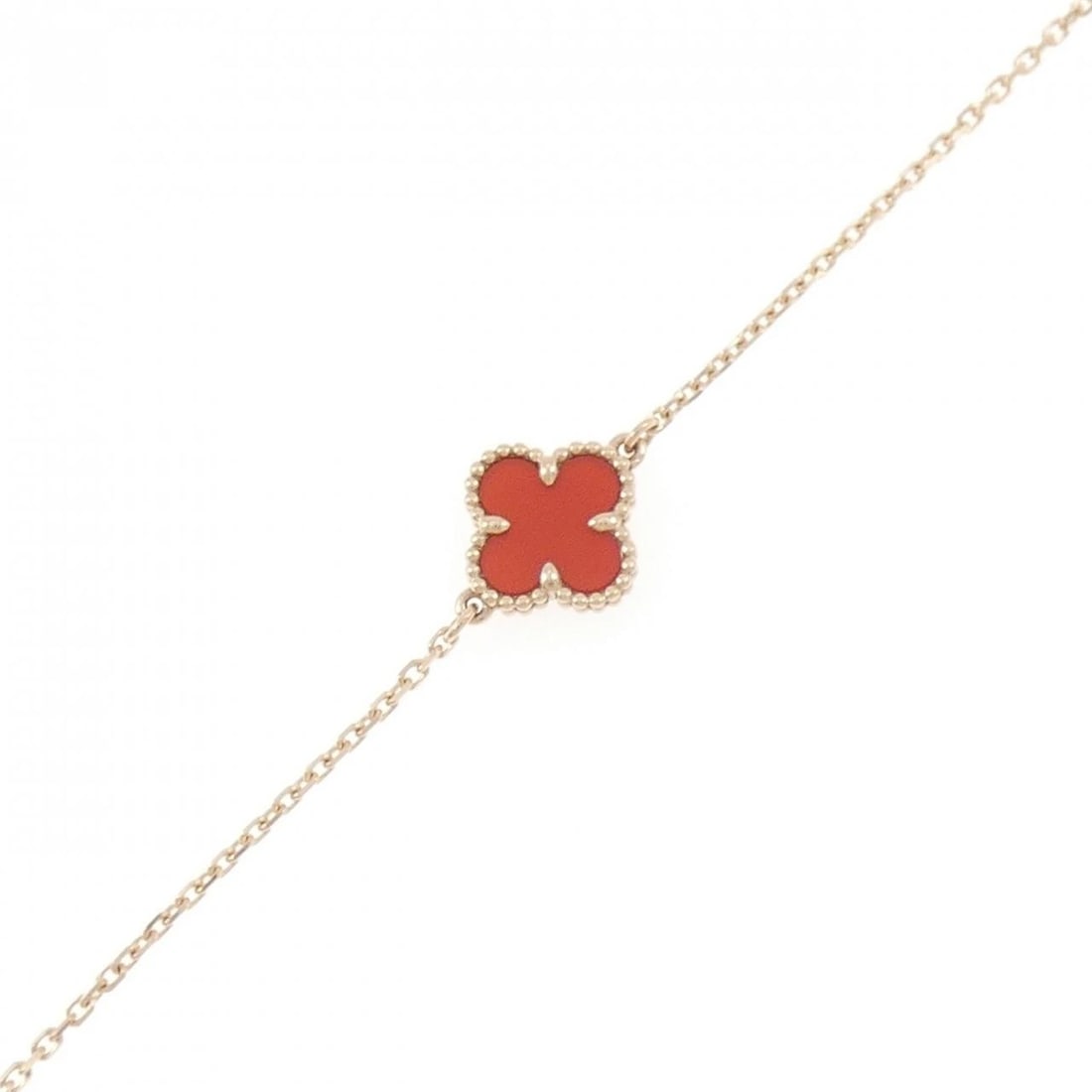 VAN CLEEF & ARPELS SWEET ALHAMBRA BRACELET: Van Cleef & Arpels Sweet Alhambra Bracelet Brand: Van Cleef & Arpels Type/Style: Van Cleef & Arpels Bracelet Material: 750 Pink Gold, Color: Pink Gold Size: 16?17.5cm Max width approx: 9.2mm
