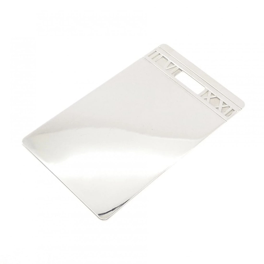 TIFFANY&CO. ATLAS NAME TAG: TIFFANY&Co. Atlas Name Tag Brand: TIFFANY&Co. Type/Style: TIFFANY&Co. Jewelry/Precious Metals, Etc. Material: 925Silver, Color: Silver Size: Approximate dimensions (height x width): 73.7mm x 43.4mm