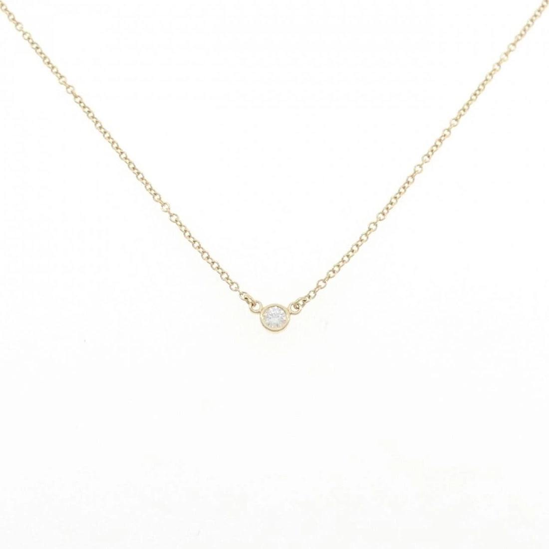 TIFFANY & CO. BY THE YARD NECKLACE: TIFFANY & Co. By the Yard Necklace Brand: TIFFANY&Co. Type/Style: TIFFANY&Co. Necklace Material: 750 yellow gold, Color: yellow gold Size: 41cm Diameteraround: 3.3mm Chain maximum width approx.: 1.0mm