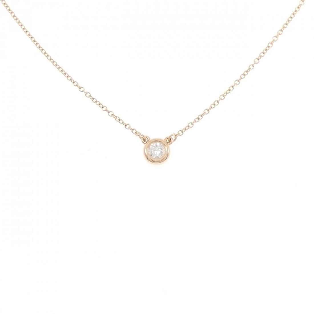 TIFFANY & CO. BY THE YARD NECKLACE: TIFFANY & Co. By the Yard Necklace Brand: TIFFANY&Co. Type/Style: TIFFANY&Co. Necklace Material: 750 Pink Gold, Main Stone Natural Color: Pink Gold Size: 41cm Diameteraround: 5.5mm Chain maximum