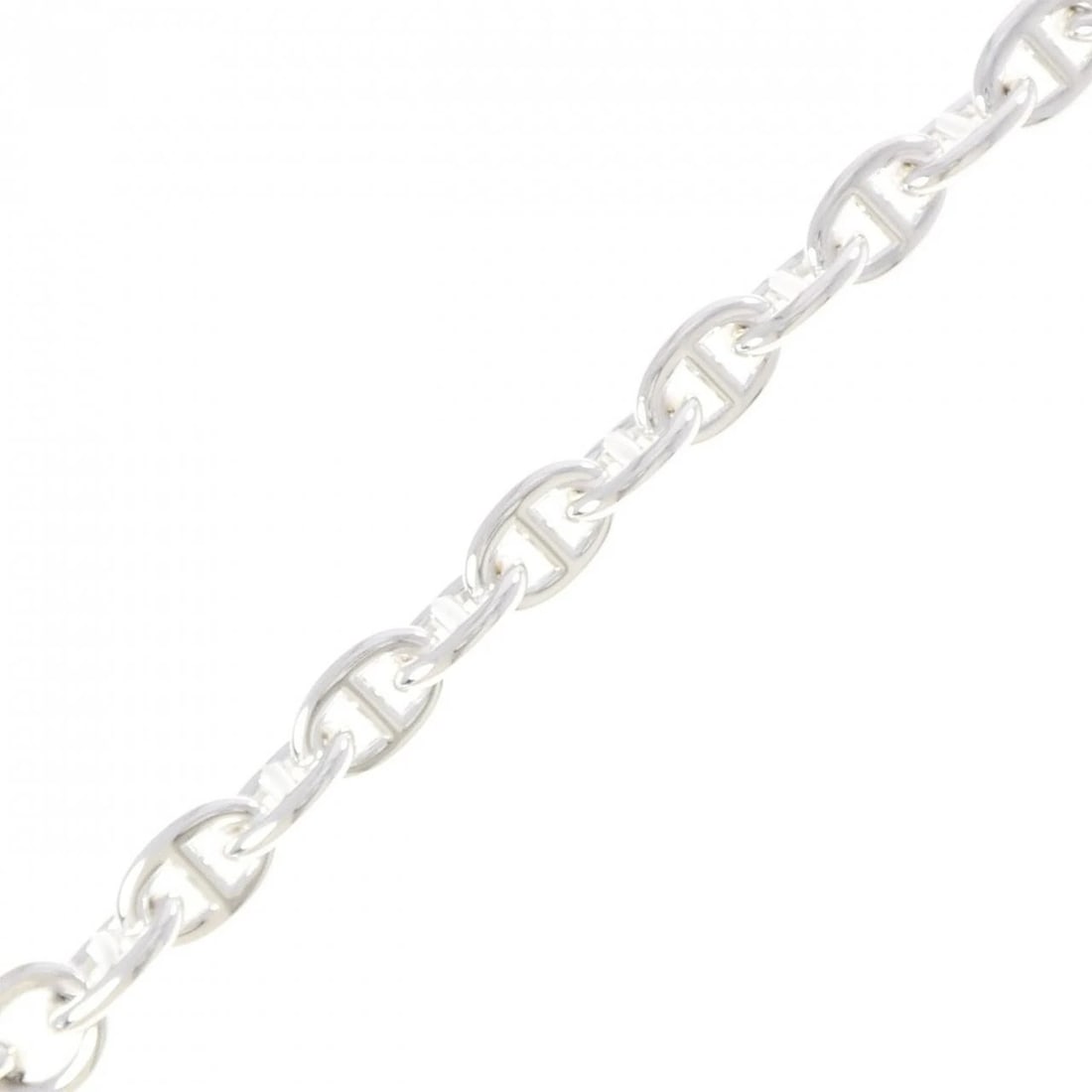 HERMES CHAINE D'ANCRE PM BRACELET: Hermes Chaine d'Ancre PM Bracelet Brand: HERMES Type/Style: Hermes Bracelet Material: 925Silver, Color: Silver Size: 16cm Max width approx: 8.6mm Accessories: None Accessories Notice: When purchasing