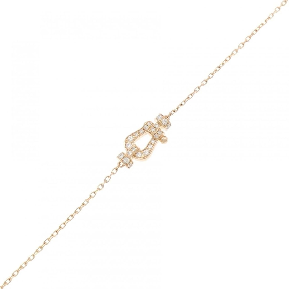 FRED FORCE 10 SMALL BRACELET: Fred Force 10 small bracelet Brand: FRED Type/Style: Fred Bracelet Material: 750 Pink Gold, Main Stone Natural Color: Pink Gold Size: 14.5-17cm Max width approx.: 6.3mm Accessories: None Accessories