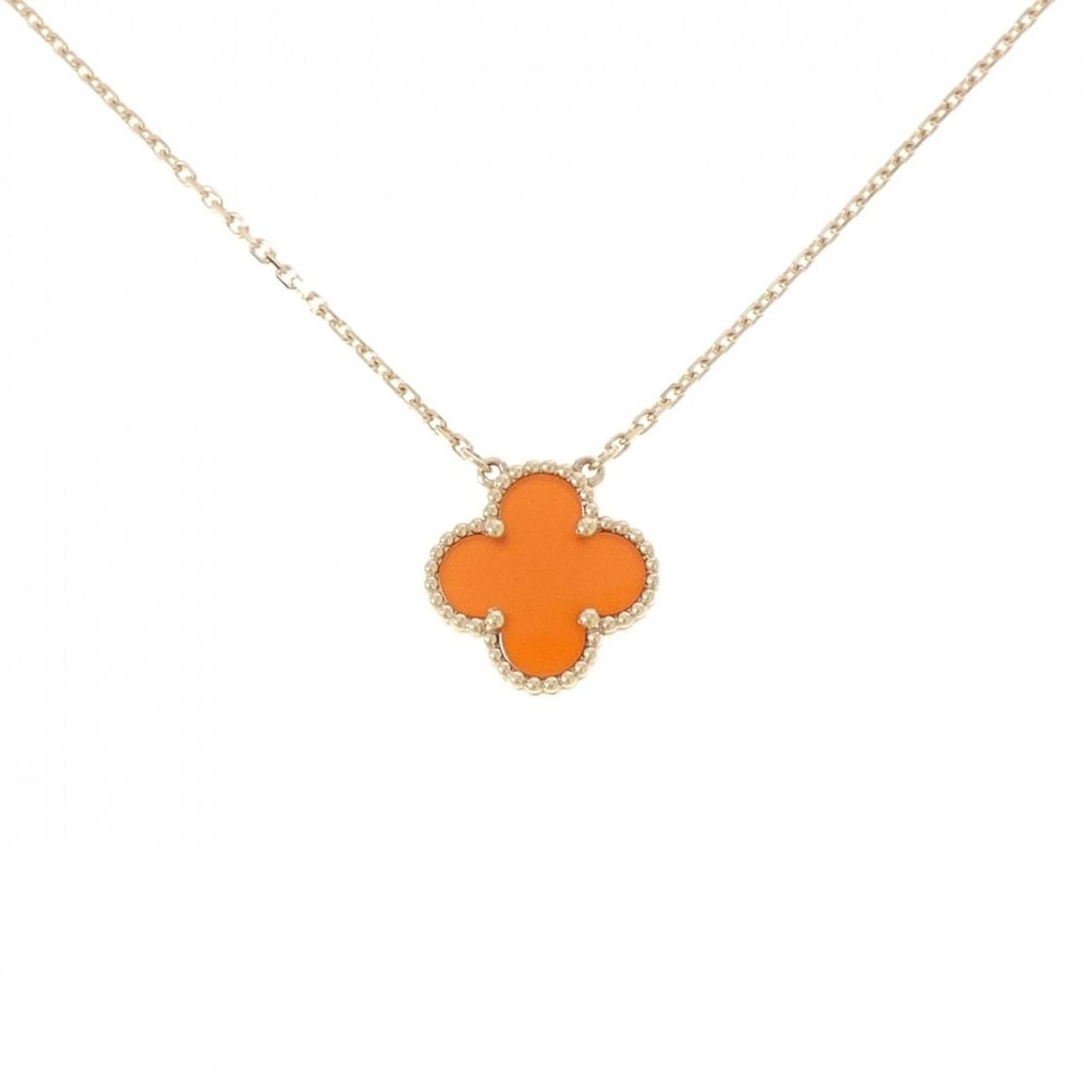 VAN CLEEF & ARPELS ALHAMBRA NECKLACE: Van Cleef & Arpels Alhambra Necklace Brand: Van Cleef & Arpels Type/Style: Van Cleef & Arpels Necklace Material: 750 yellow gold, Color: yellow gold Size: 37?42cm Pendant length approx. x width
