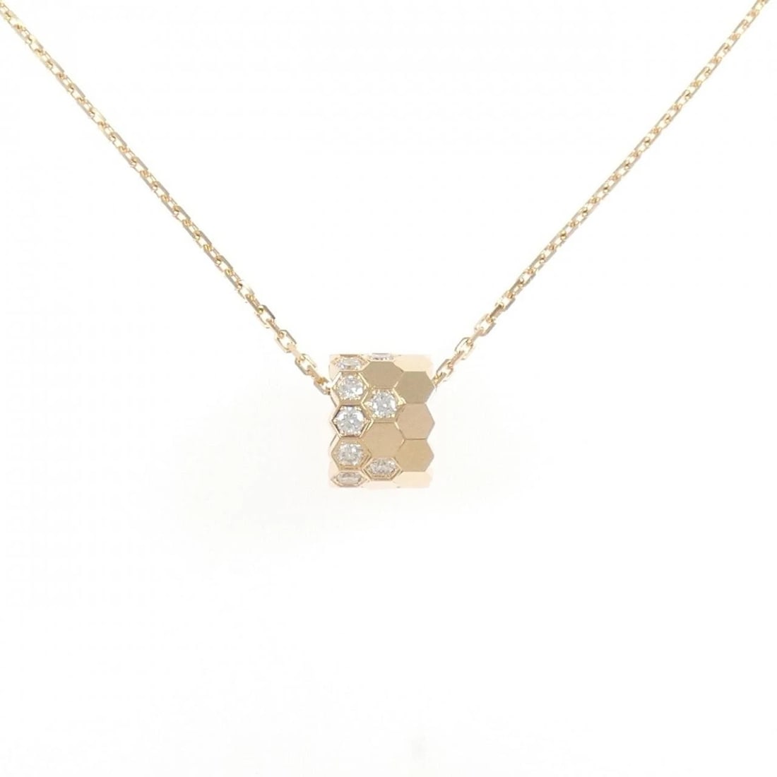 CHAUMET BE MY LOVE NECKLACE: Chaumet Be My Love Necklace Brand: Chaumet Type/Style: Chaumet Necklace Material: 750 Pink Gold, Main Stone Natural Color: Pink Gold Size: 40-50cm Pendant length approx. x width approx.: 11.5mmx8.5mm