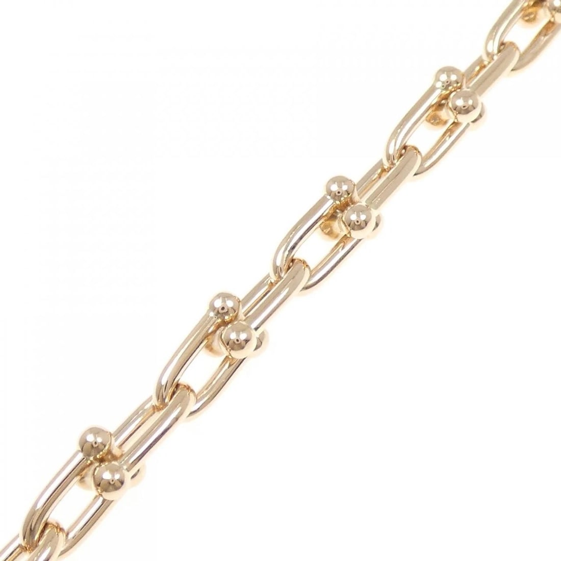 TIFFANY & CO. HARDWARE SMALL LINK BRACELET: TIFFANY & Co. Hardware Small Link Bracelet Brand: TIFFANY&Co. Type/Style: TIFFANY & Co. Bracelet Material: 750 Pink Gold, Color: Pink Gold Size: 20cm Max width approx: 6.5mm Accessories: None