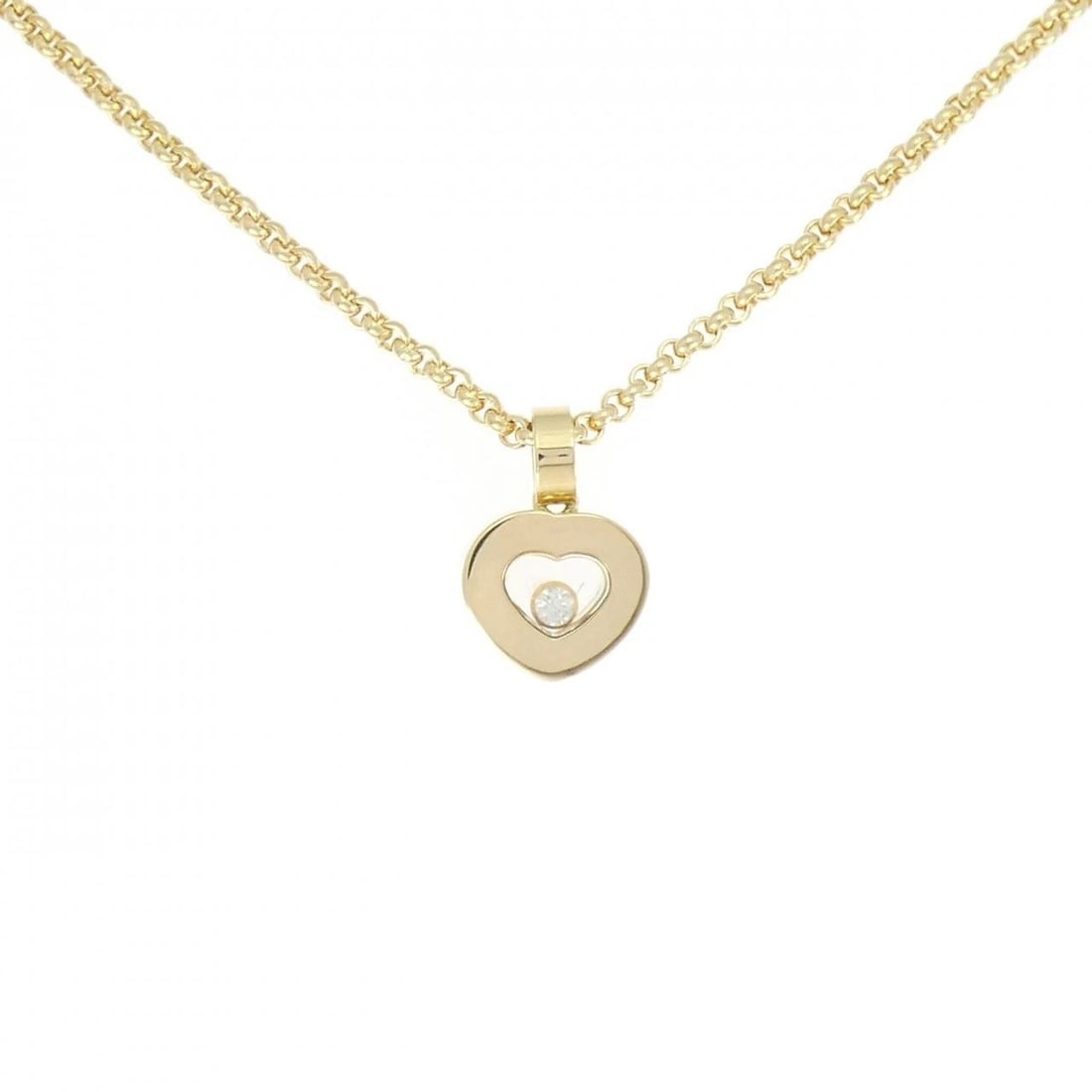 CHOPARD DIAMOND NECKLACE: Chopard Diamond Necklace Brand: Chopard Type/Style: Chopard Necklace Material: 750 yellow gold, Main Stone Natural Color: yellow gold Size: 42cm Pendant length approx. x width approx.: 15.0mmx10.4mm