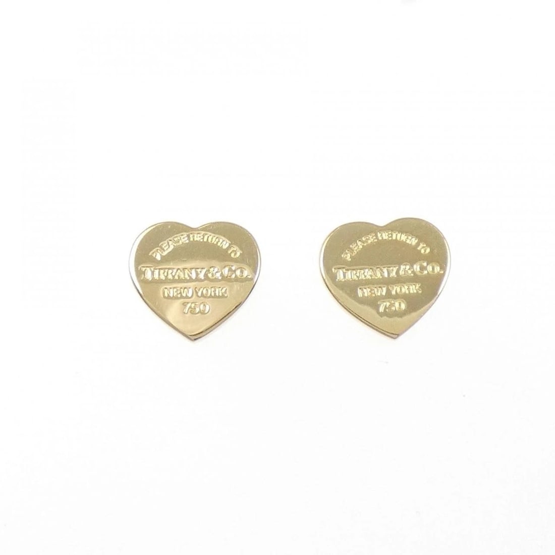 TIFFANY&CO. 750YG PIERCE: TIFFANY&Co. 750YG Pierce Brand: TIFFANY&Co. Type/Style: TIFFANY&Co. Pierce/Earring Material: 750 yellow gold, Color: yellow gold Size: Approx. height x width: 9.4mm x 10.0mm Accessories: None