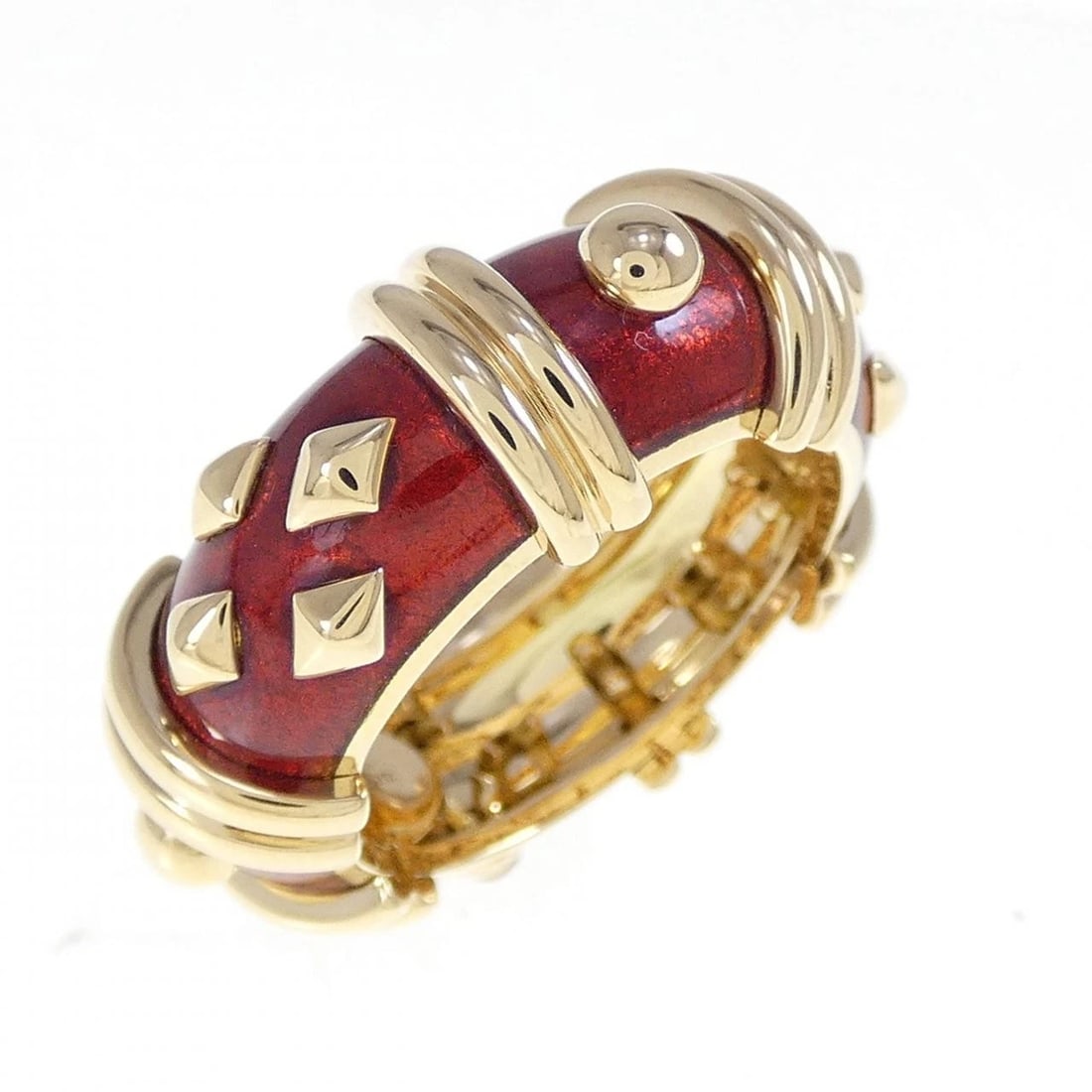 TIFFANY & CO. JEAN SCHLUMBERGER RING: TIFFANY & Co. Jean Schlumberger Ring Brand: TIFFANY&Co. Type/Style: TIFFANY & Co. Ring Material: 750 yellow gold, Color: yellow gold Size: US6 Accessories: None Accessories Notice: When purchasing