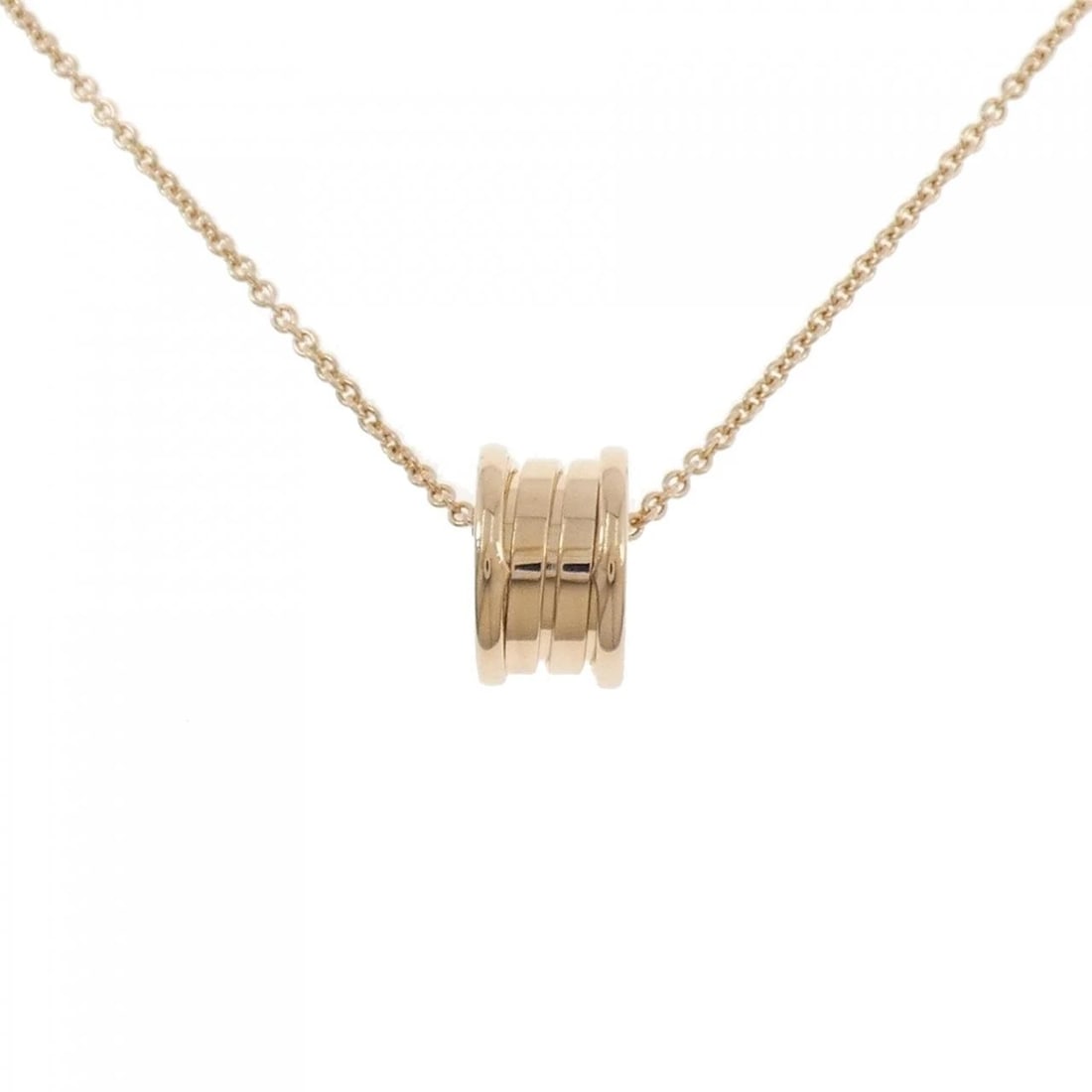 BVLGARI B.ZERO1 NECKLACE: Bvlgari B.zero1 Necklace Brand: BVLGARI Type/Style: Bulgari Necklace Material: 750 Pink Gold, Color: Pink Gold Size: 38-45cm Pendant length approx. x width approx.: 14.8mmx9.1mm Chain maximum width