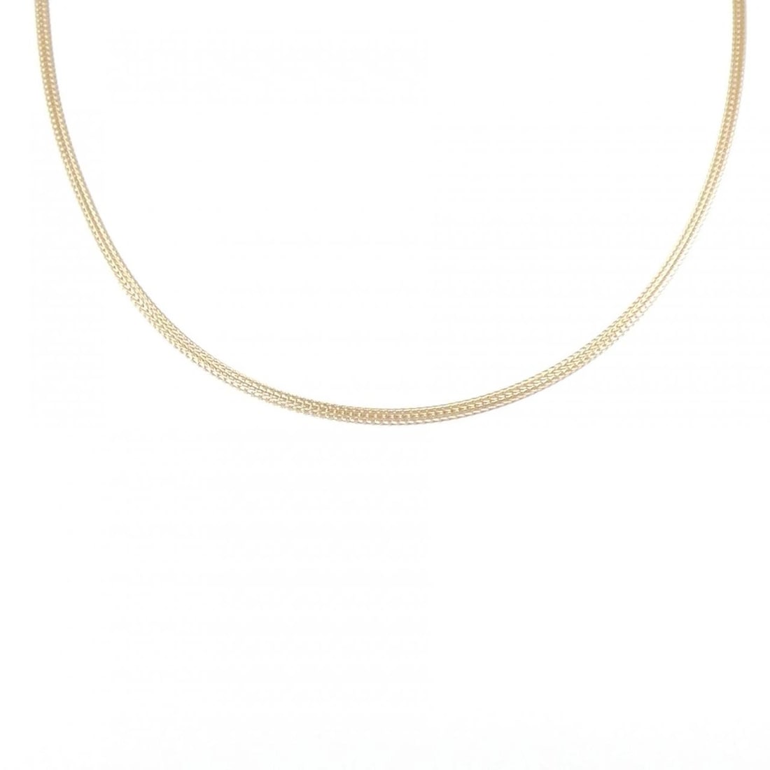MIKIMOTO K18YG NECKLACE: Mikimoto K18YG Necklace Brand: MIKIMOTO Type/Style: Mikimoto Necklace Material: K18 yellow gold, Color: yellow gold Size: 40cm Chain maximum width approx.: 2.1mm Accessories: None Accessor