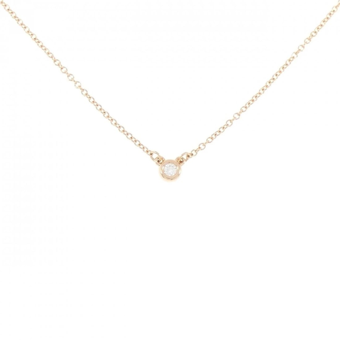 TIFFANY & CO. BY THE YARD NECKLACE: TIFFANY & Co. By the Yard Necklace Brand: TIFFANY&Co. Type/Style: TIFFANY&Co. Necklace Material: 750 Pink Gold, Main Stone Natural Color: 750 Pink Gold Size: 41cm Diameteraround: 3.6mm Chain maximum w