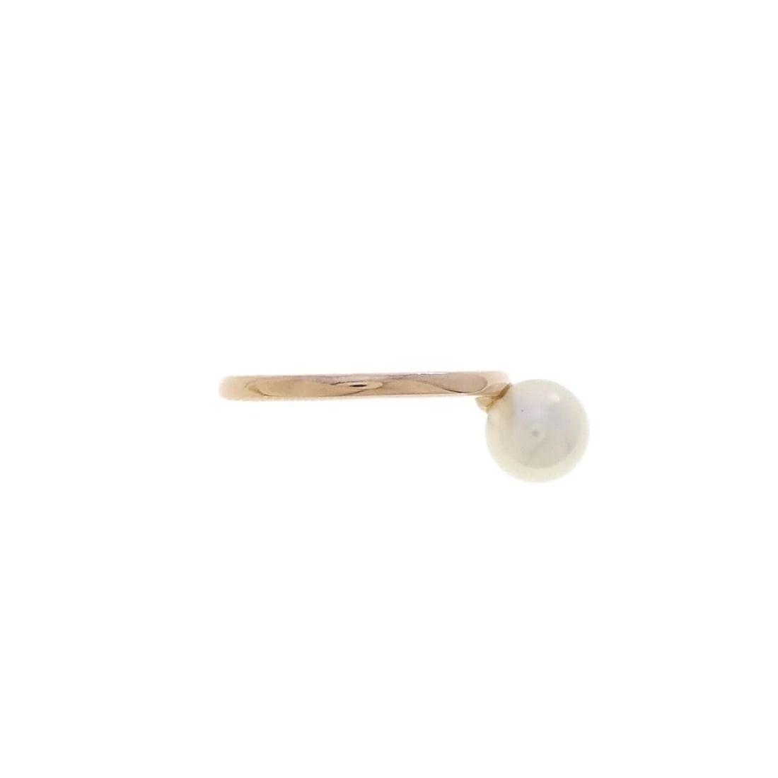 MIKIMOTO AKOYA PEARL EAR CUFF 5.6 (SINGLE EAR): Mikimoto Akoya Pearl Ear Cuff 5.6 (Single Ear) Brand: MIKIMOTO Type/Style: MIKIMOTO Pierce/Earring Material: K18 Pink Gold, Color: Pink Gold Size: Approximate dimensions (height x width): 6.3cm x
