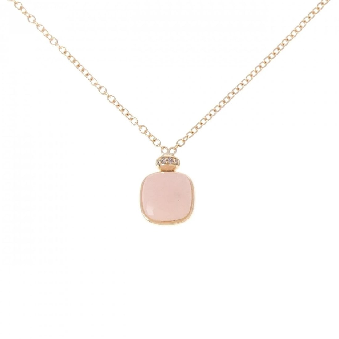 POMELLATO NUDE NECKLACE: Pomellato Nude Necklace Brand: Pomellato Type/Style: Pomellato Necklace Material: 750 Pink Gold, Color: Pink Gold Size: 56-60cm Pendant length approx. x width approx.: 15.8mmx12.4mm Chain maximum widt