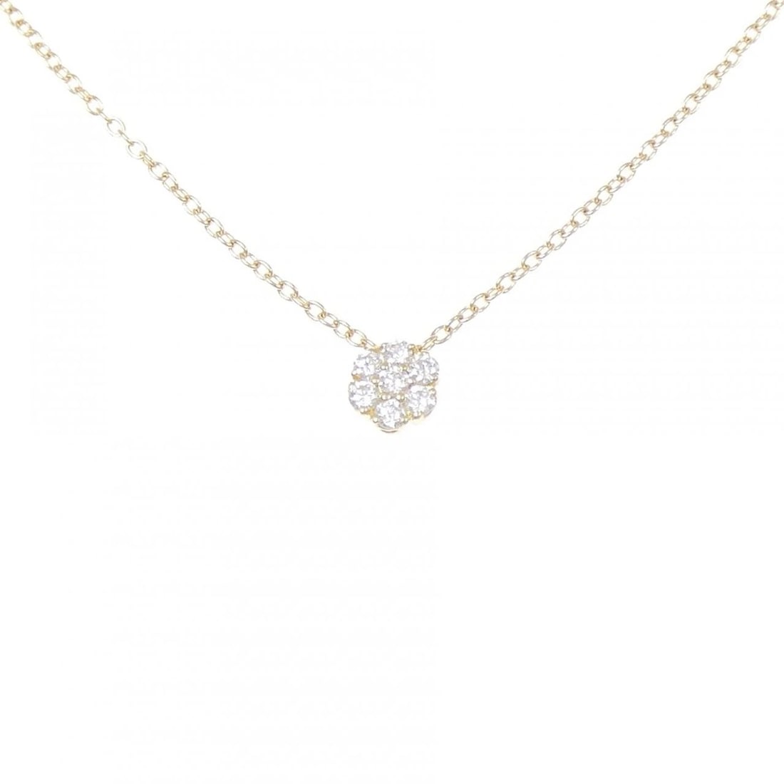 PONTE VECCHIO FLOWER NECKLACE: Ponte Vecchio Flower Necklace Brand: Ponte Vecchio Type/Style: Ponte Vecchio Necklace Material: 750 Yellow Gold/18K Yellow Gold, Main Stone Natural Color: Yellow Gold Size: 36?40cm Pendant length