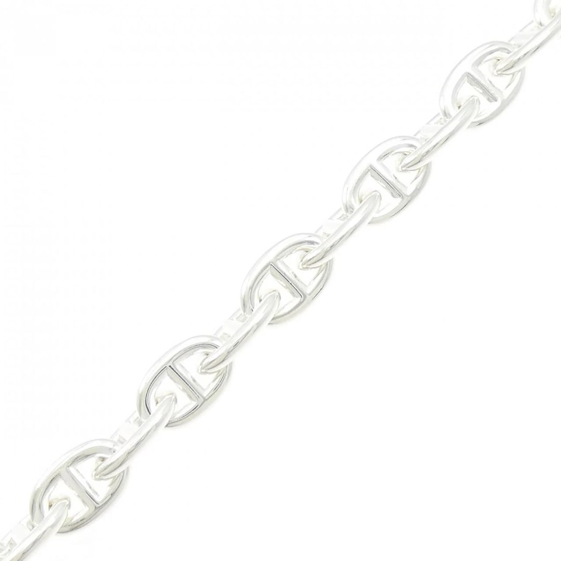 HERMES CHAINE D'ANCRE PM BRACELET: Hermes Chaine d'Ancre PM Bracelet Brand: HERMES Type/Style: Hermes Bracelet Material: 925Silver, Color: Silver Size: 16cm Max width approx: 8.6mm Accessories: None Accessories Notice: When purchasing